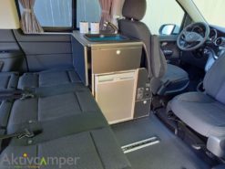 Ausbau Aktiv 4 Camper Mercedes Vito V-Klasse Viano für 5 Personen kompakte Küche Komfortliege Position