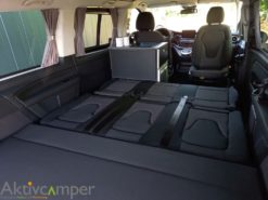 Ausbau Aktiv 4 Camper Mercedes Vito V-Klasse Viano für 5 Personen kompakte Küche komfortliege