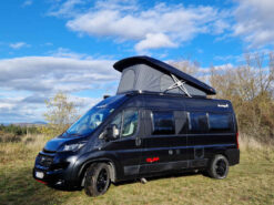 Skyup Aufstelldach Ducato Fiat Citroen Peugeot Schlafdach nachrüsten Aktivcamper Seite