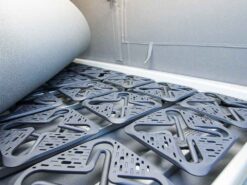 SCA 292 Aufstelldach für T5 und T6 langer Radstand Hubdach mit Bettsystem von SCA Tellerfedern und Lattenrost