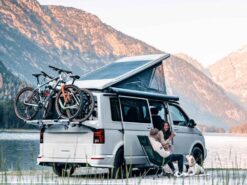 SCA 292 Aufstelldach für T5 und T6 langer Radstand Hubdach mit Bettsystem von SCA Bergmotiv