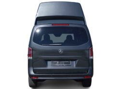 Vito Hochdach Premium Line Stabiles Hochdach mit Stehhöhe und sportlichem Design. GFK Hochdach für V-Klasse Mercedes Spezialist Aktivcamper Hinten